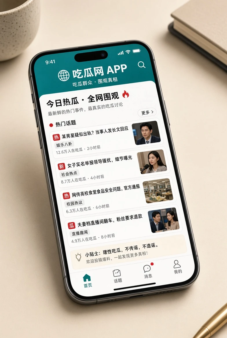 吃瓜网移动阅读服务及APP介绍主题图